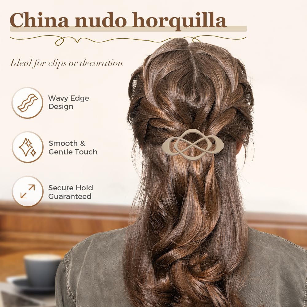 4 Pack Vintage French Barrette Hair Clips, 2026 New Hair Accessories for Women, Strong Hold No Slip Styling (Style A) - Image 2