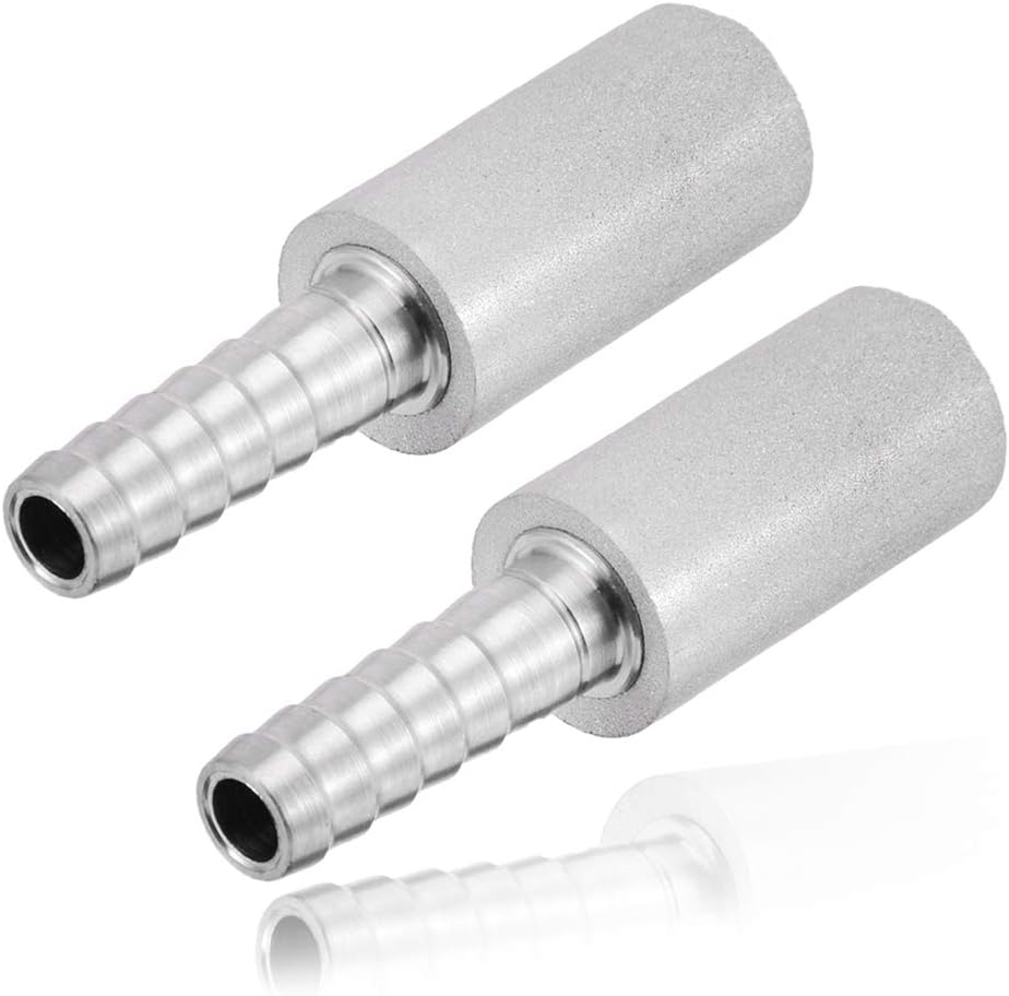 Stainless Steel Aeration Stone, 0.5 Micron Diffion Stone with 1/4