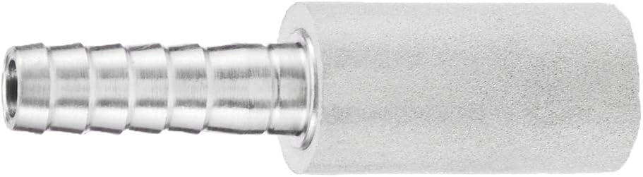 Stainless Steel Aeration Stone, 0.5 Micron Diffion Stone with 1/4
