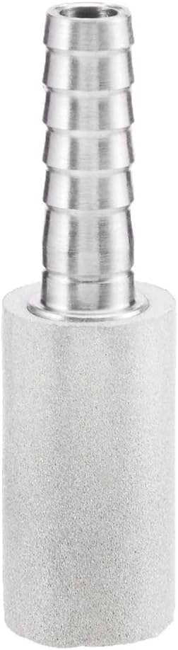 Stainless Steel Aeration Stone, 0.5 Micron Diffion Stone with 1/4