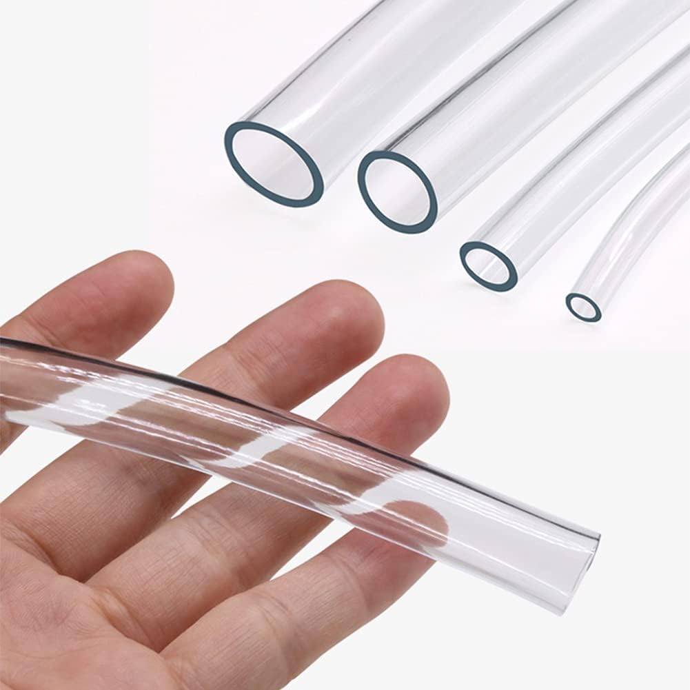Indtrial Grade Plastic PVC Vinyl Tubing, 1/4