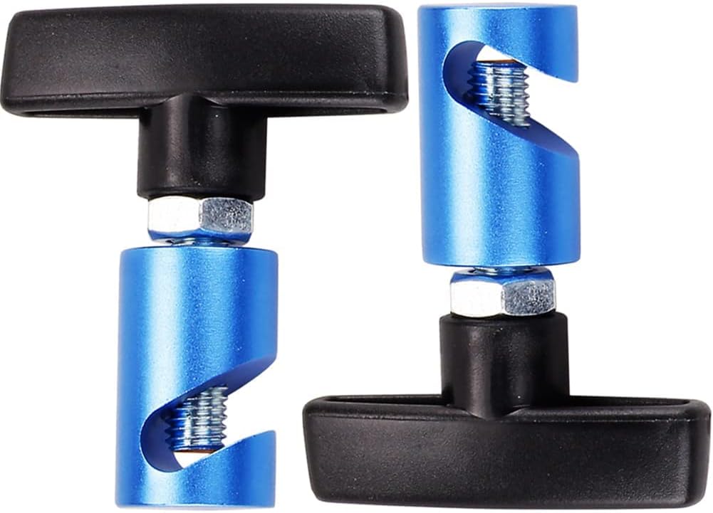 Lift Support Clamp Hood Strut Fixing Clamps Stay Holder for Tailgates and Trunks with up to Dia.3/8” (10mm) (Blue-Pack of 2) - Image 1