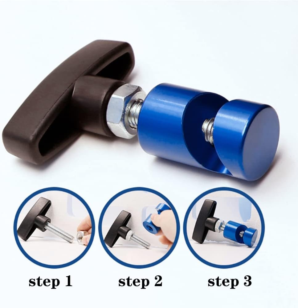 Lift Support Clamp Hood Strut Fixing Clamps Stay Holder for Tailgates and Trunks with up to Dia.3/8” (10mm) (Blue-Pack of 2) - Image 3