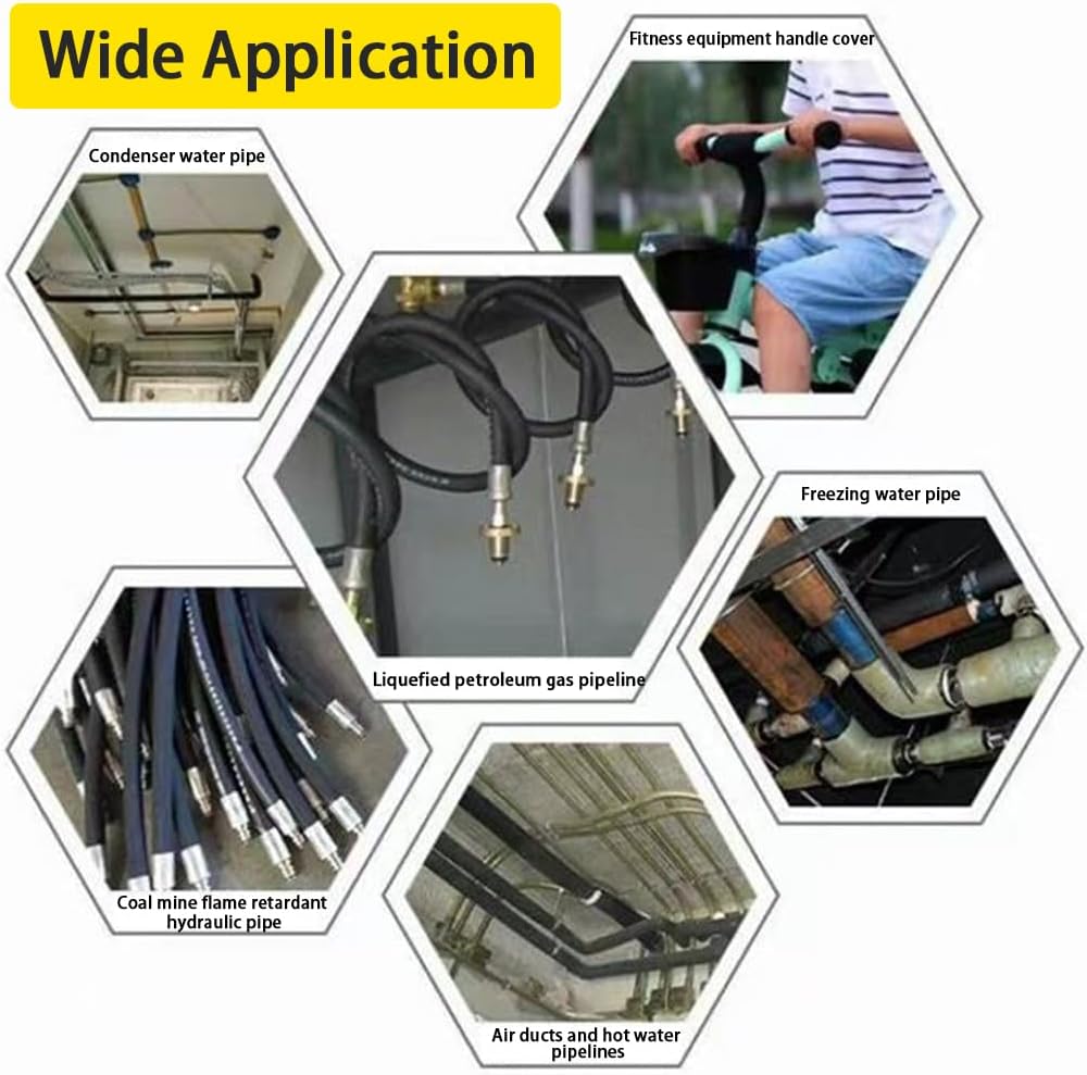 Pipe Insulation Foam Tube, 3/8