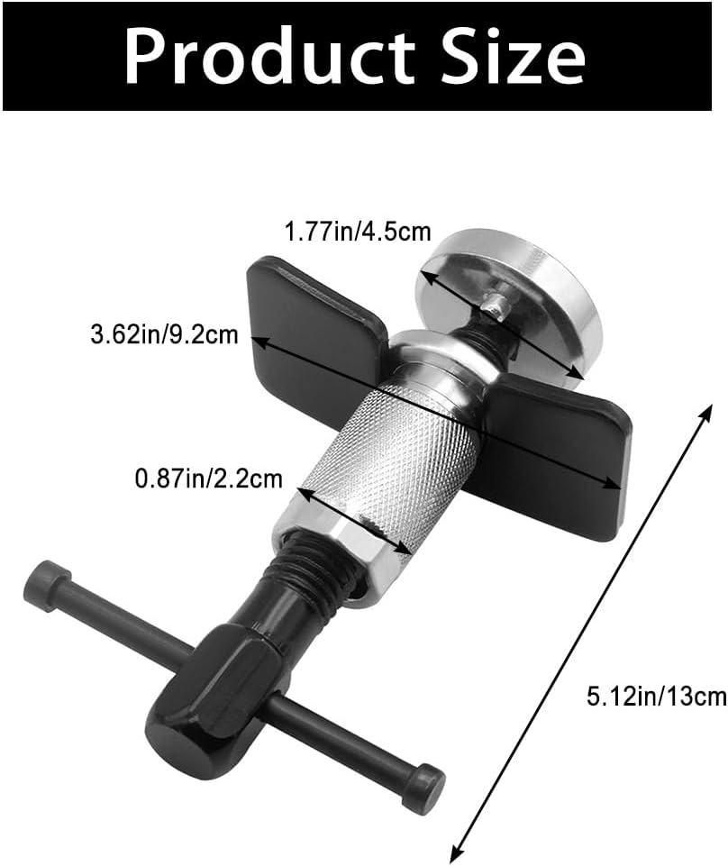 Brake Caliper Piston Rewind Tool Compression Dual Pin Brake Right Handed Thread Set for Car Disk Brake Pad Replacement - Image 2