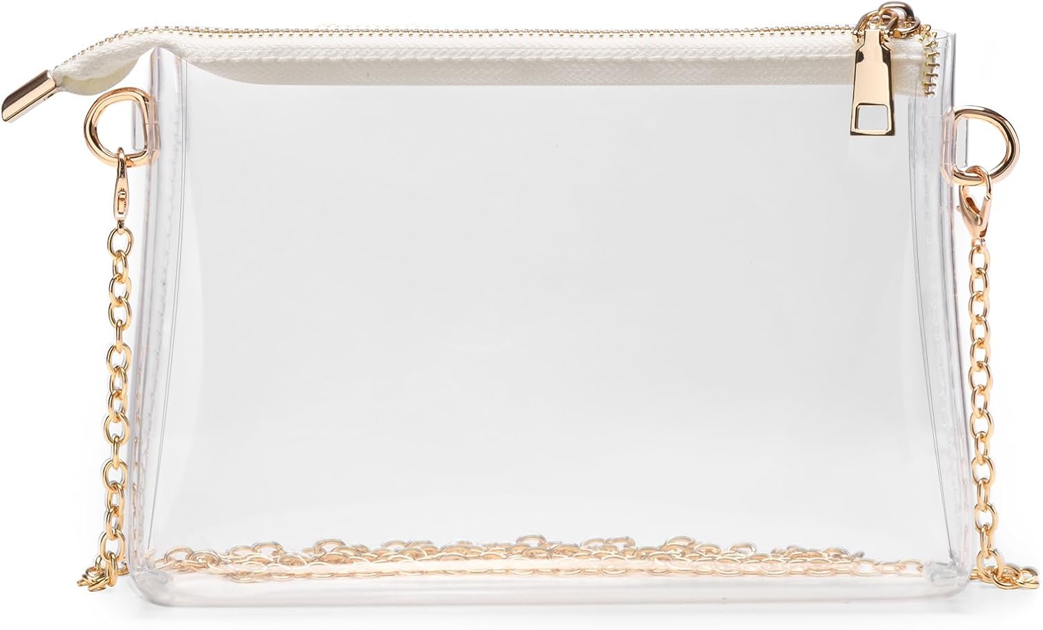 Clear Purse for Women - Stadium Approved Small Crossbody Bag with Zipper, Clear Stadium Bag for Concerts, Sports - Image 7