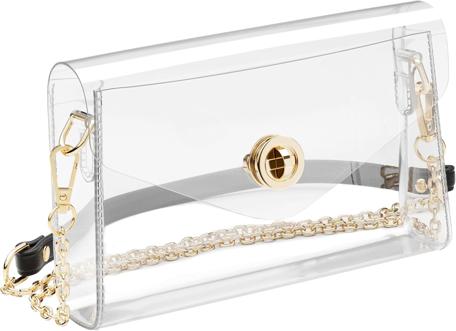Clear Purse for Women, Clear Bag for Stadium Events, Crossbody Bag Stadium Approved for Sports Concerts Outfits - Image 8