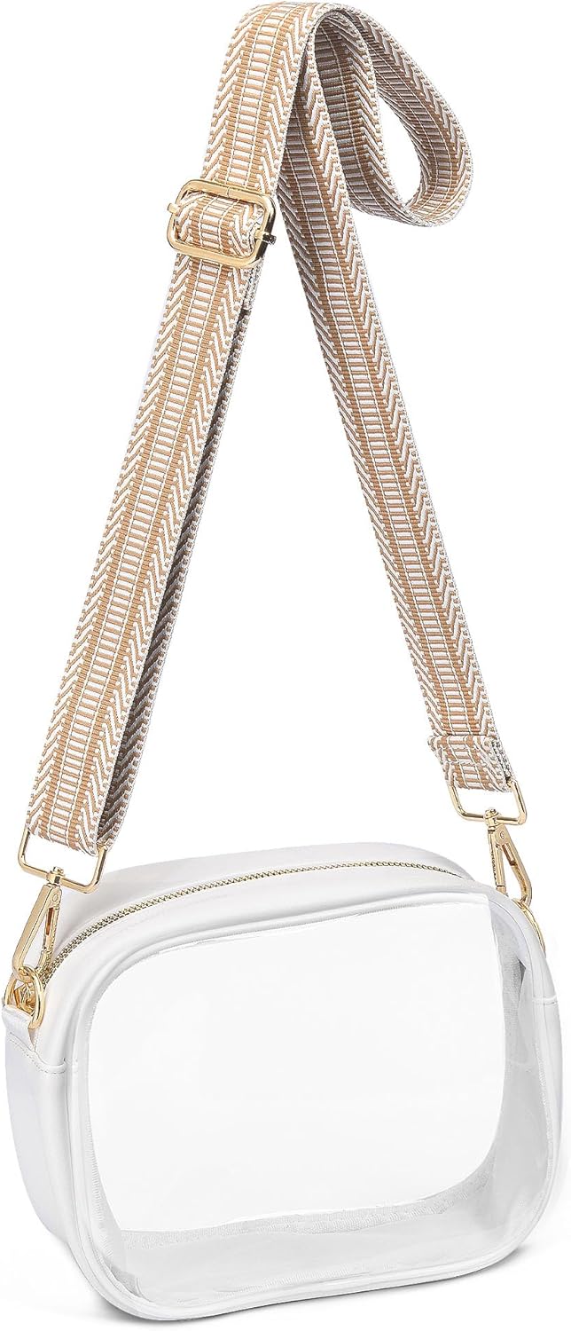 Clear Bag for Stadium Events, Clear Purse for Women Stadium Crossbody, Transparent Bag for Concert Sport Festival Fans - Image 8