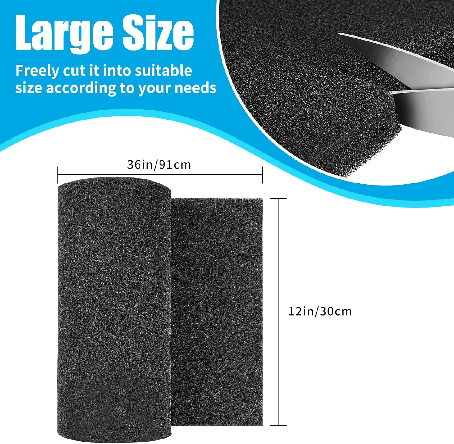 Aquarium Bio Sponge Filter Media Pad 36