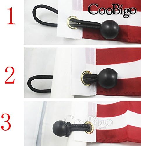 25Pack Length 8 Inch Bungee Cord Ties, Ball Bungee Strap Tarp Tie-Down, Elastic Cord Shock Rope for Outdoor Camping Tarp Clip Tent Canvas Tarpaulin Flag Pole Heavy-Duty Versatile Organize Accessory - Image 3