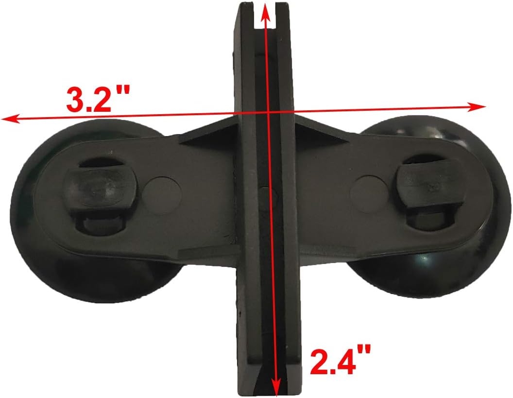 12 Pack Aquarium Divider, Suction Cup Divider Black, Plastic Sheet Isolation Holder for Fish Tank - Image 4