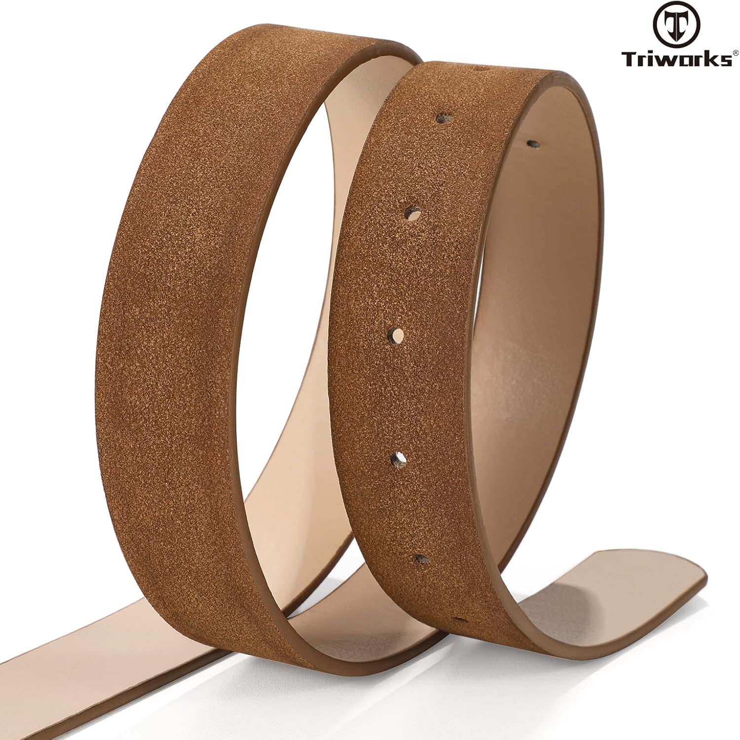 Women Suede Leather Belt for Jeans Vintage Leather belt for Pants Ladies Waist Belts with Bronze Buckle - Image 5