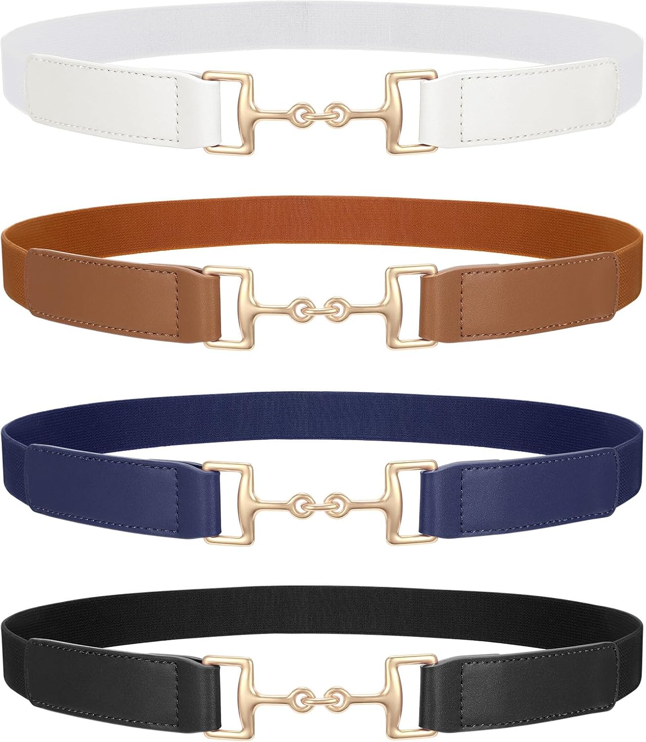 Belts for Women Adjtable Skinny Elastic Belt for Dresses - Image 1