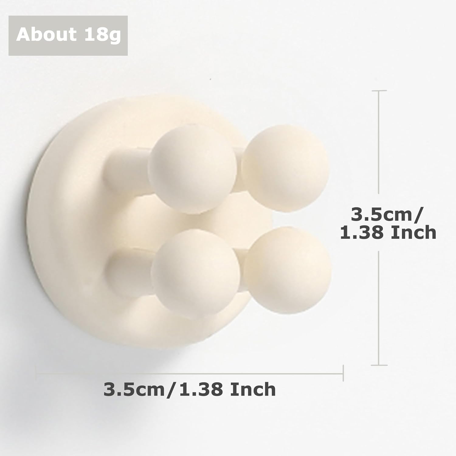 4 pcs Silicone Toothbrh Holder Multi-Function Hook Waterproof self Adhesive Single Toothbrh Hook Plug Holder for Wall for Hanging Bathroom Kitchen Living Room Office - Image 3