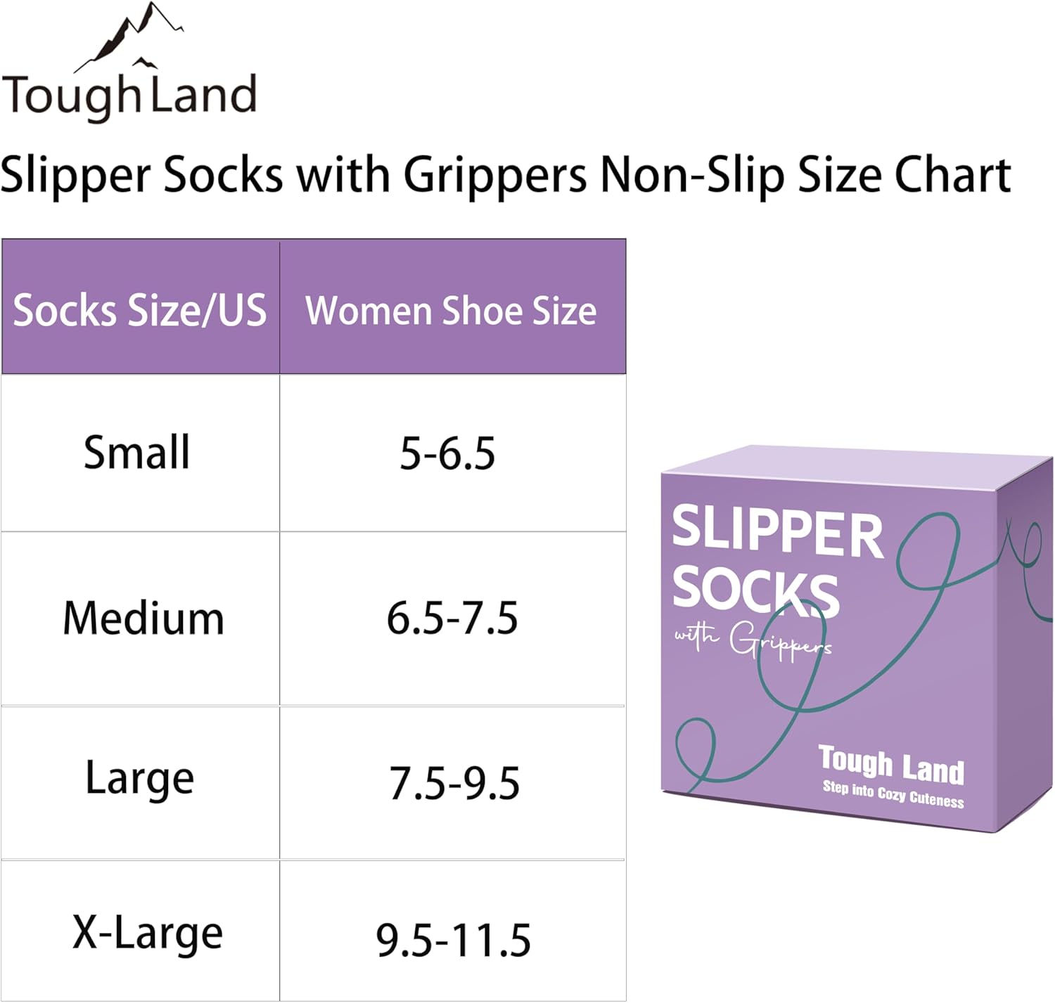 Cute Animal Slipper Socks with Grips for Women Indoor Non-Slip Warm Fuzzy Cozy Hoe Sock - Image 5