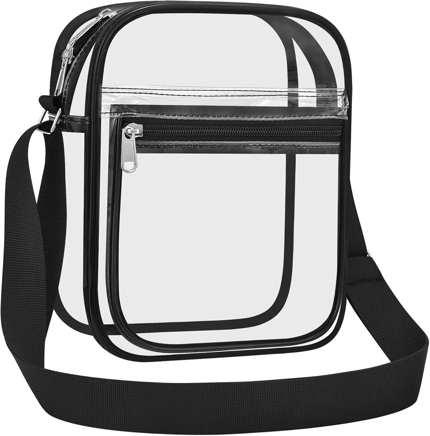 Clear Bag for Stadium Events Clear Messenger Bag for Men and Women - Image 7