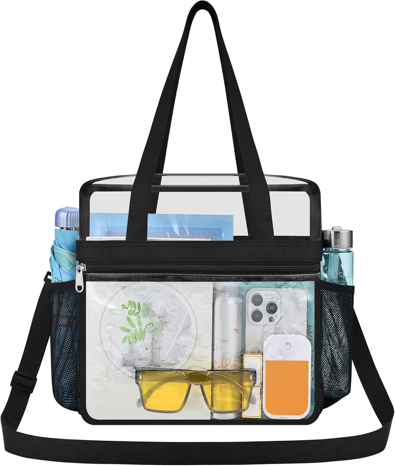 Clear Bag for Stadium Events,Transparent Bag for Work Sports Games Concerts Travel Gym - Image 7