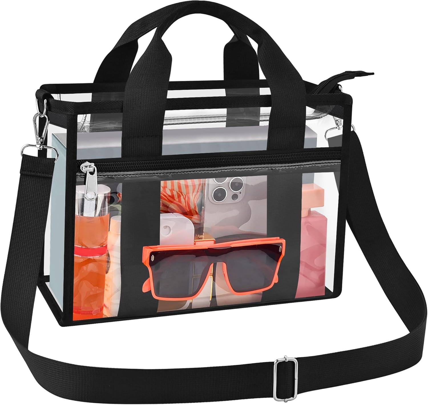 Clear Bag for Stadium Events Clear Sports Fan Messenger Bag Purse for Concert Festivel Outdoor Events - Image 1