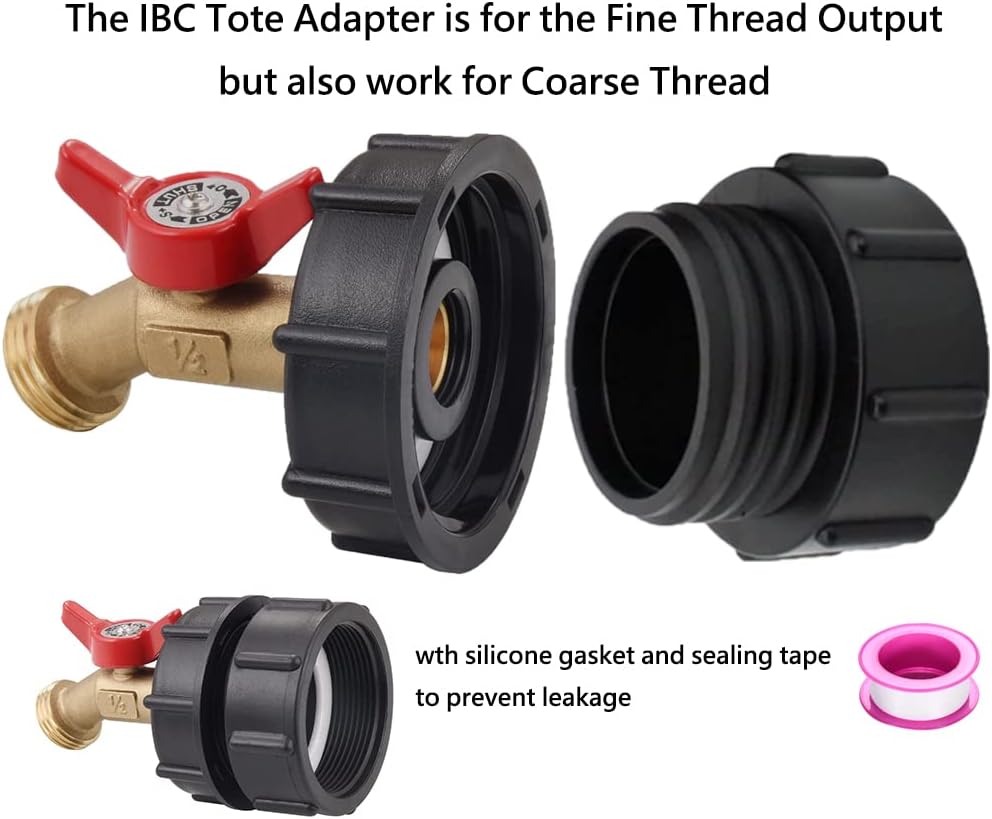 275-330 Gallon IBC Tote Tank Adapter 2