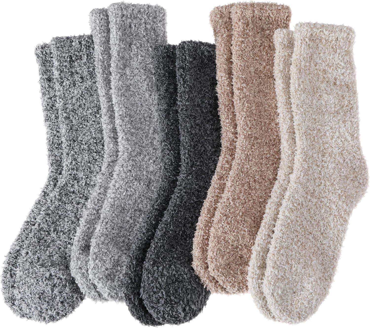Womens Fuzzy Socks Slipper Fluffy Cozy Comfy Cabin Plh Warm Winter Sleep Home Soft Socks - Image 1