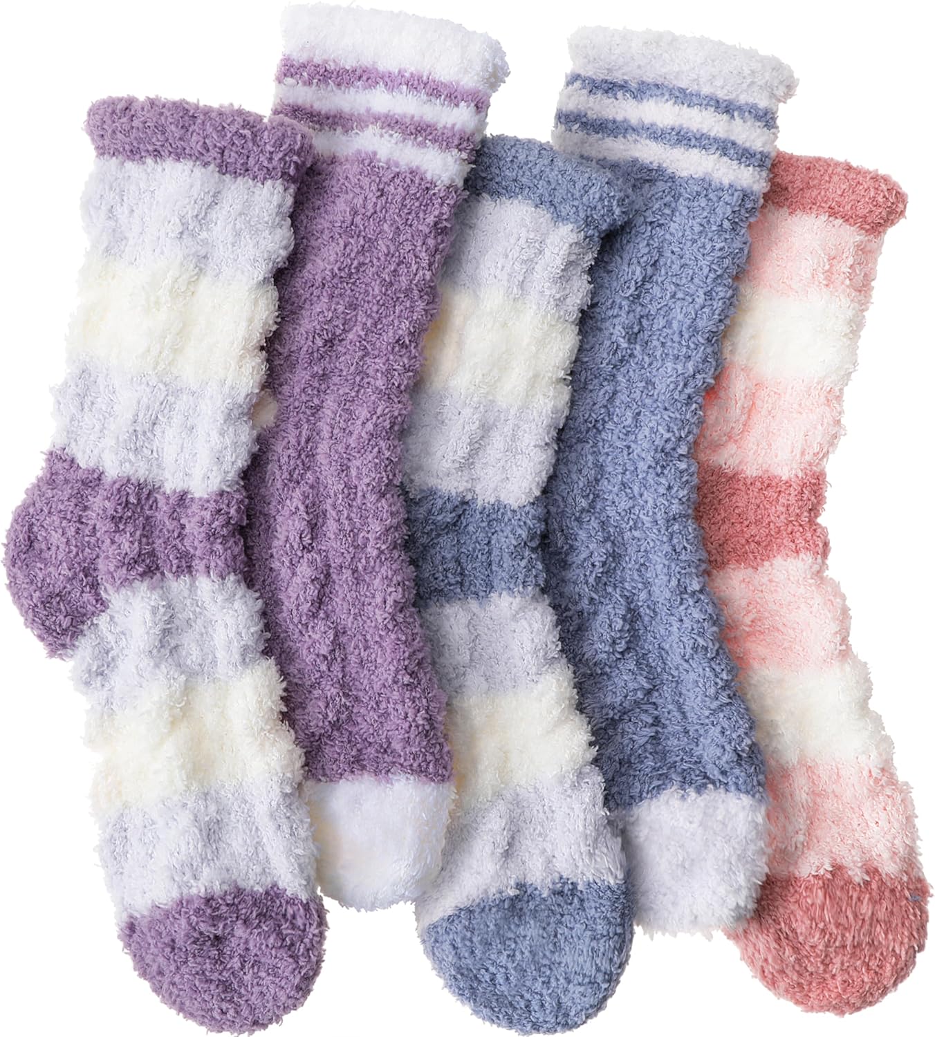Womens Fuzzy Socks Fleece Fluffy Cabin Plh Warm Sleep Soft Cozy Winter Adult Socks - Image 1