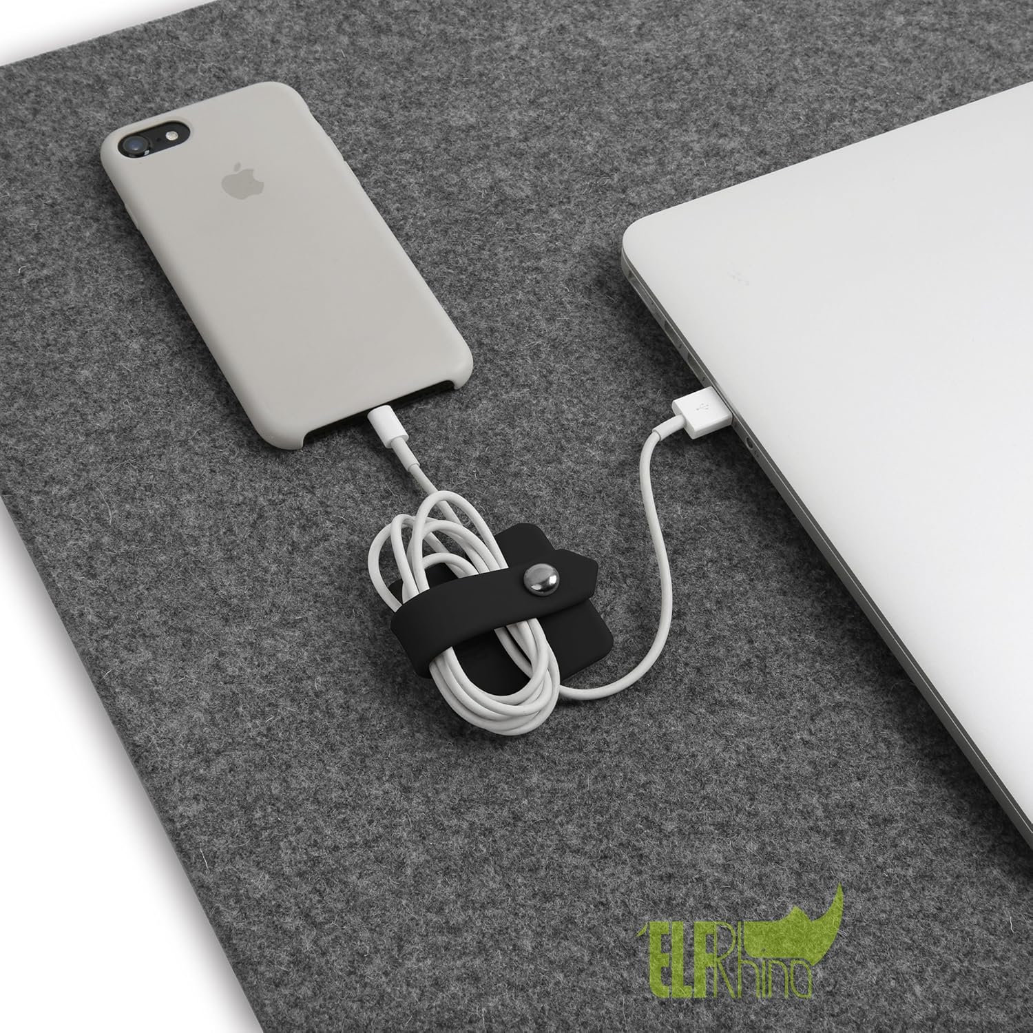 Silicone Earphone Organizer Earphone Wrap Winder Headphone Cord Organizer Wrap Winder Manager/Cable Winder 2 Pieces - Image 6