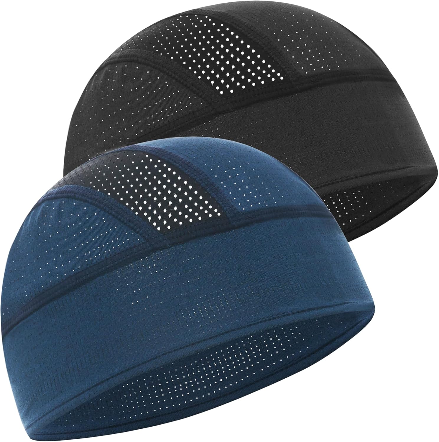 Skull Caps Cooling Helmet Liner,Lightweight Mesh Sweat Wicking Hard Hat Liner Cycling Motorcycle Cap for Men Women - Image 1