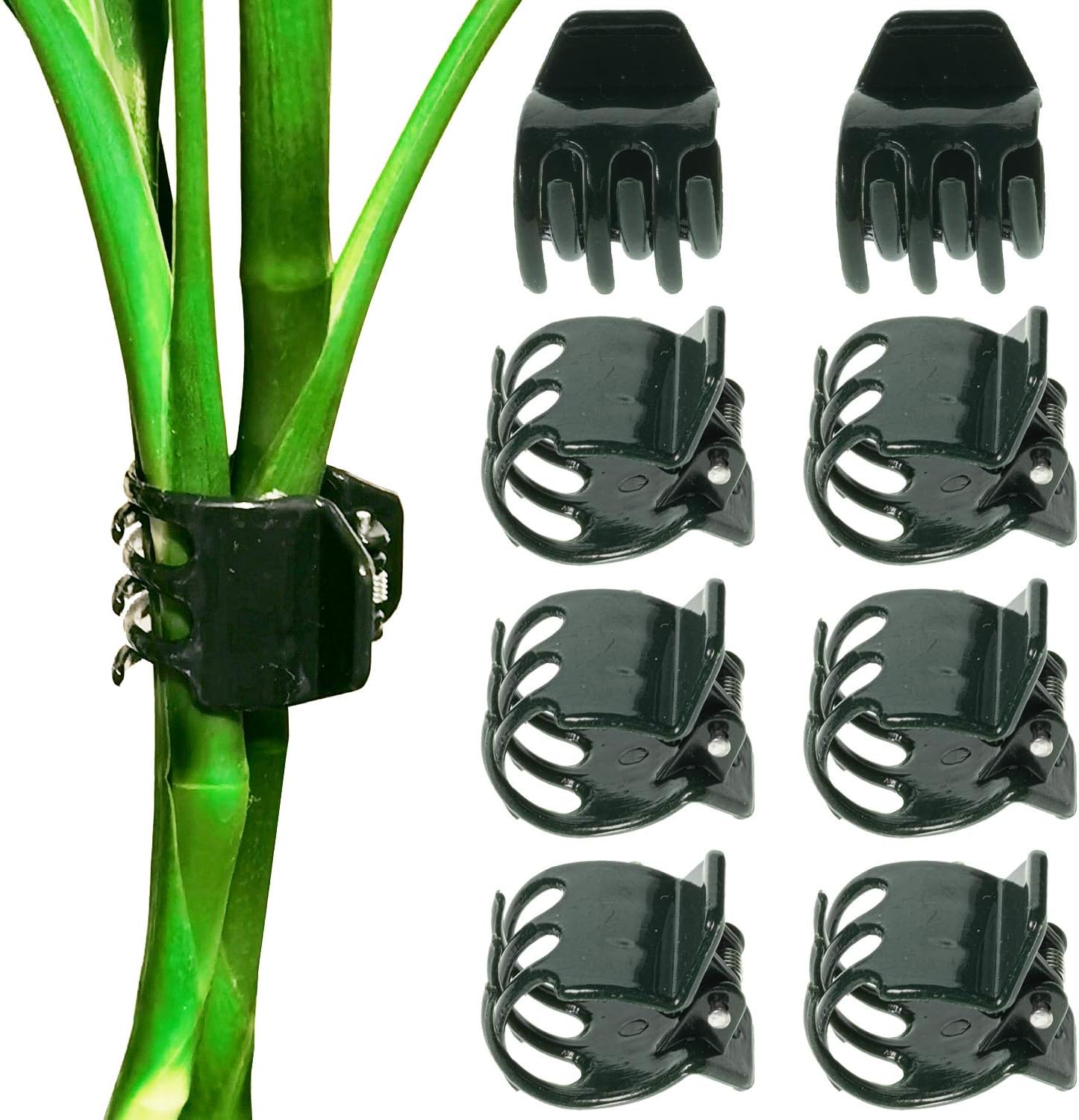 Plant Clips 50Pcs Large Orchid Clips for Orchid Support Plant Support Flower Vine (2cm, 50PCS) - Image 1