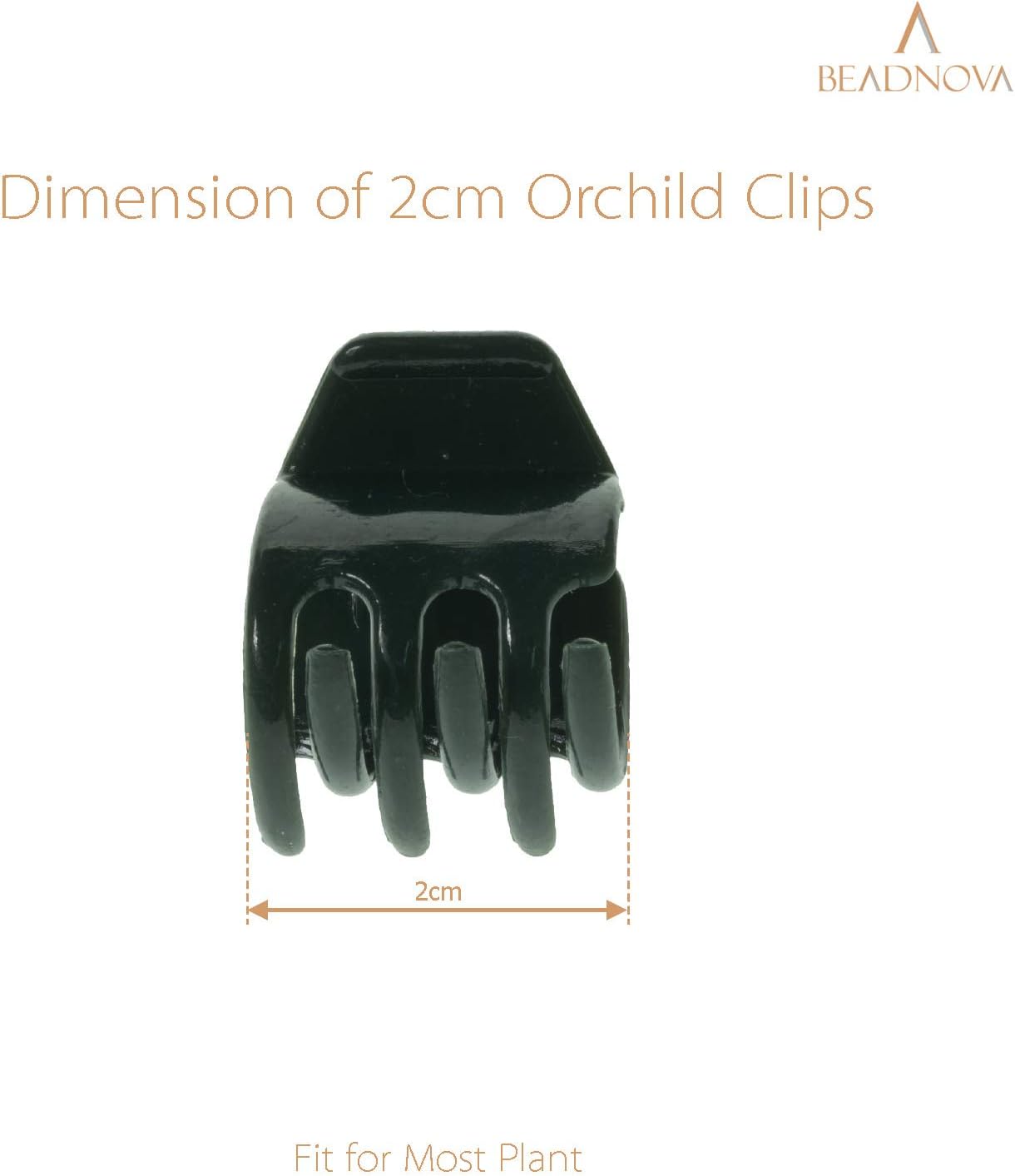 Plant Clips 50Pcs Large Orchid Clips for Orchid Support Plant Support Flower Vine (2cm, 50PCS) - Image 3