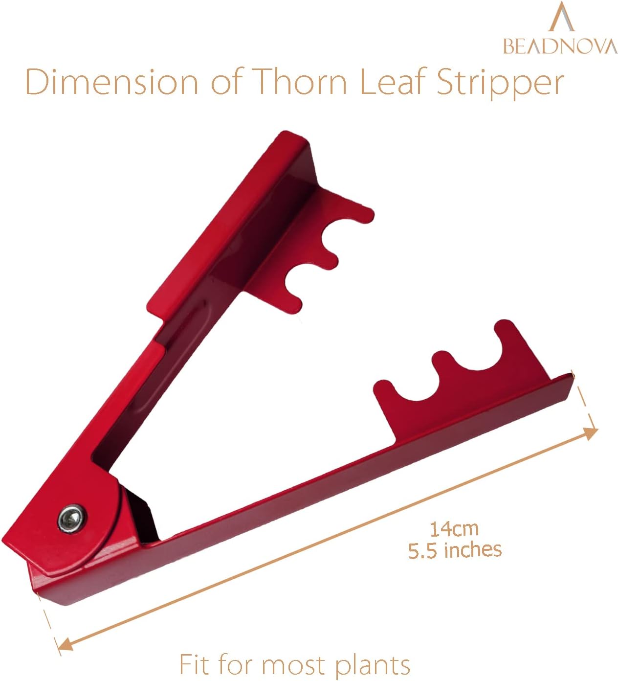 Rose Thorn Stripping Tool Stripper Metal Stripper Thorn Remover for Floral DIY and Gardening (3pcs, Red Green and Pink) - Image 2