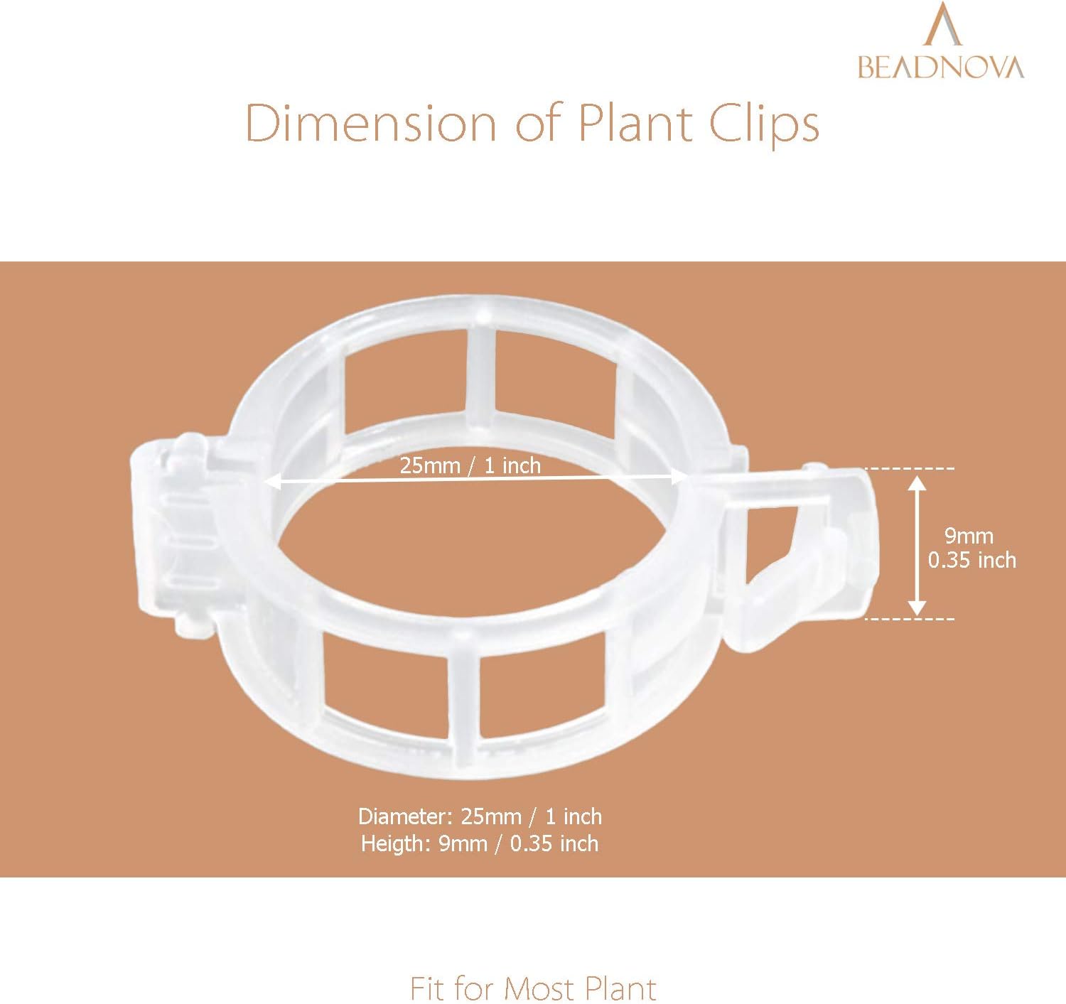 150Pcs Tomato Clips Plant Clips Garden Clips Vine Clips Tomato Trellis Clips for Tomato Vine Vegetable (150PCS) - Image 3