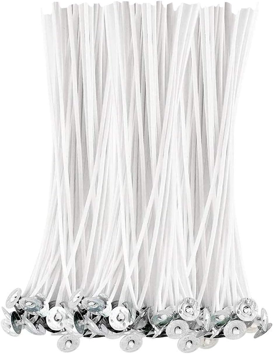 Candle Wicks 6 Inch 200pcs Large Cotton Wicks String for Candle Making Supplies - Image 1