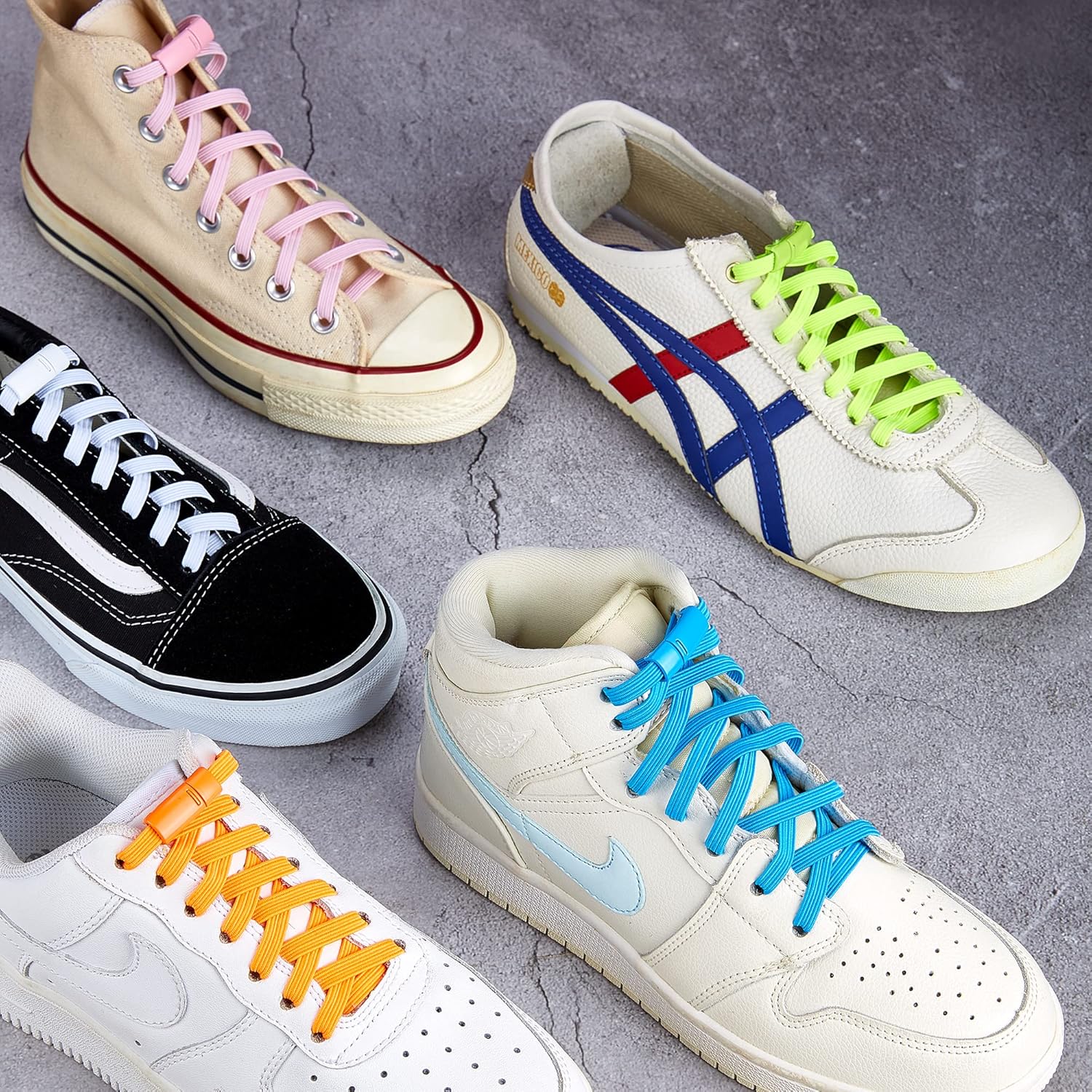 Elastic No Tie Shoe Laces, Stretch Tieless Shoelaces for Adults and Kids Sneakers Shoe Strings - Image 5