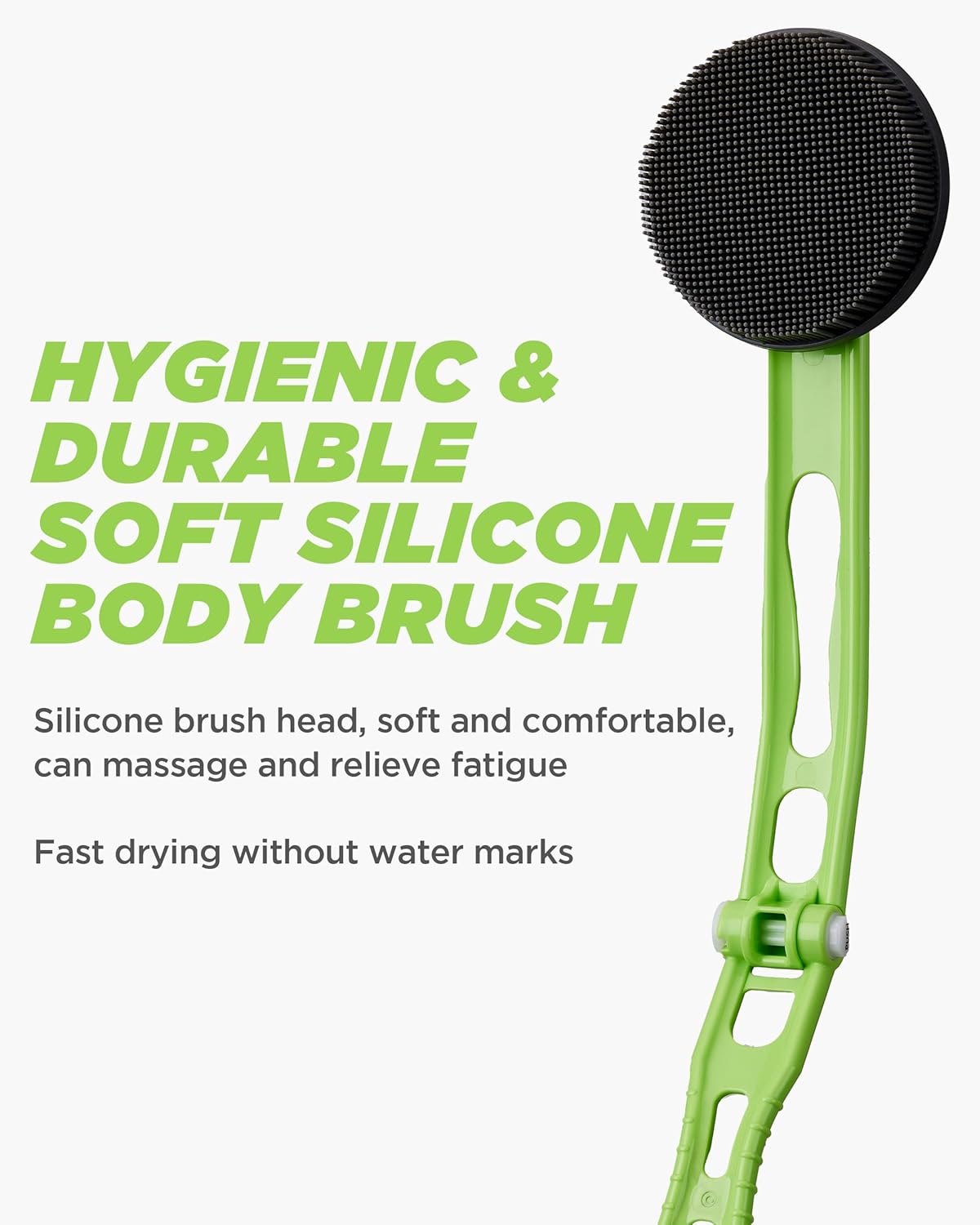 Silicone Body Scrubber Refill Replacement Pad - Back Shower Scrub Brh - Hygienic and Durable Soft Silicone for Sensitive Skin - Image 4