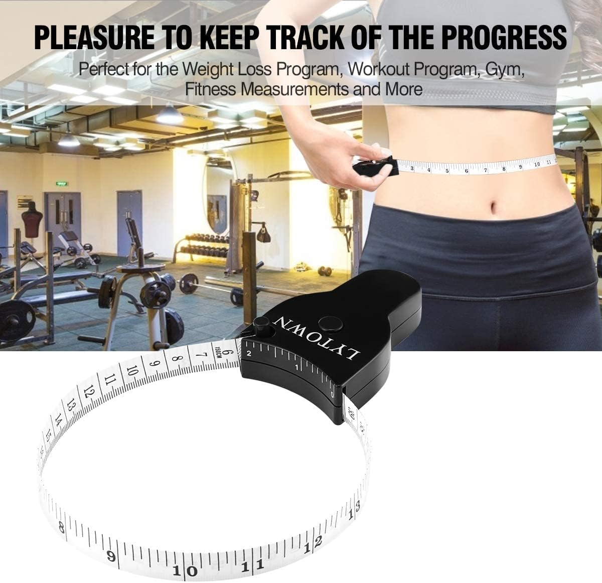 Automatic Telescopic Tape Measure(60in/150cm), Measuring Tape for Body,Self-Tightening Body Measuring Tape,Retractable Tape Measure for Fitness, Weight Loss, Tailor, Sewing, Handcrafts (4 PCS) - Image 2