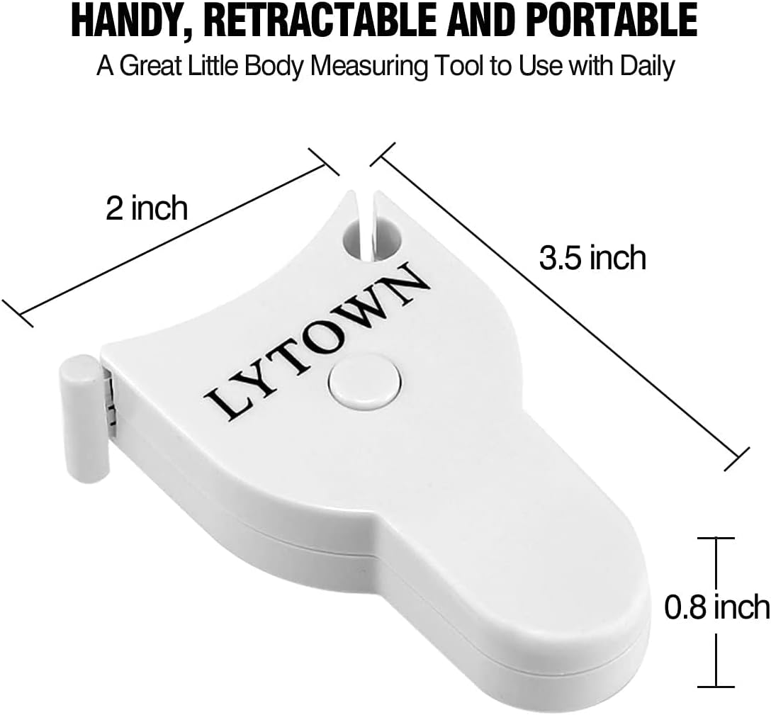 Automatic Telescopic Tape Measure(60in/150cm), Measuring Tape for Body,Self-Tightening Body Measuring Tape,Retractable Tape Measure for Fitness, Weight Loss, Tailor, Sewing, Handcrafts (4 PCS) - Image 6