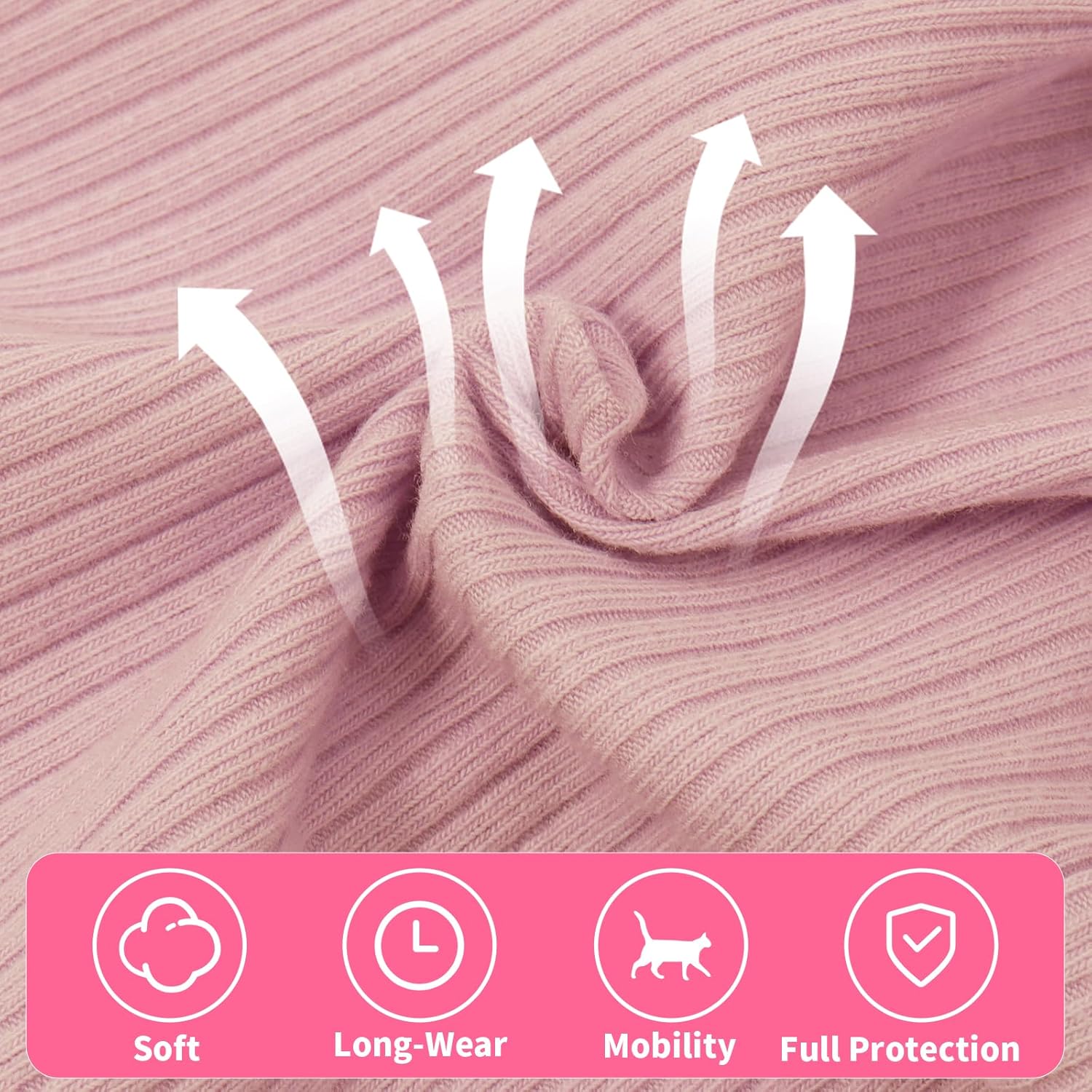 Cat Recovery Suit Cat Onesie, Breathable Anti-Licking Cat Surgery Recovery Suit Female, Kitten Spay Recovery Suit for Cats After Surgery, Cats Surgical Body Suits for Abdominal Wounds - Image 3
