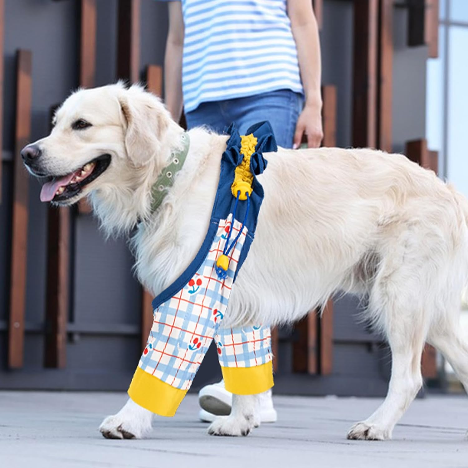 Dog Elbow Protector for Calles, Adjtable Dog Elbow Pads Leg Sleeve to Prevent Licking Biting on Joints, Breathable Dog Front Leg Brace Wound Cover for Small Medium Large Dogs - Image 5
