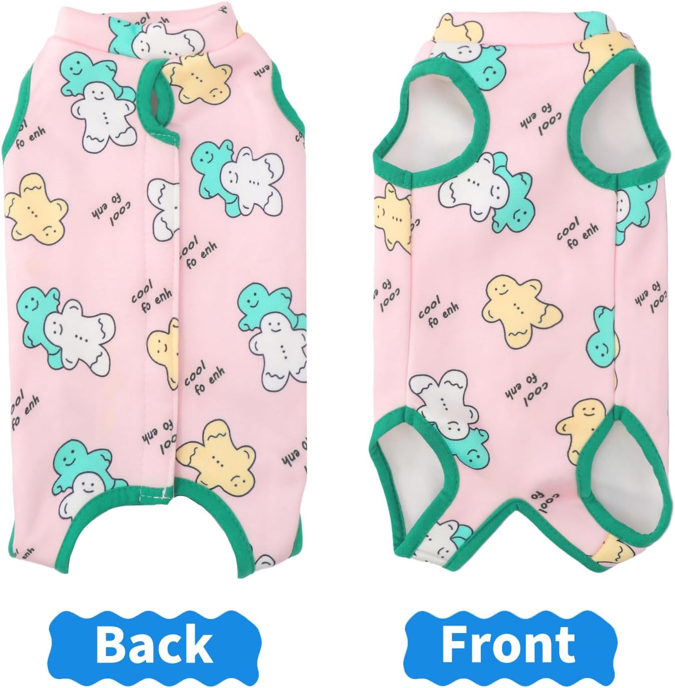 Recovery Suit for Dogs After Surgery, Breathable Dog Onesie Surgical Spay Suit for Female Dogs, Cute Dog Surgery Recovery Suit - Image 7