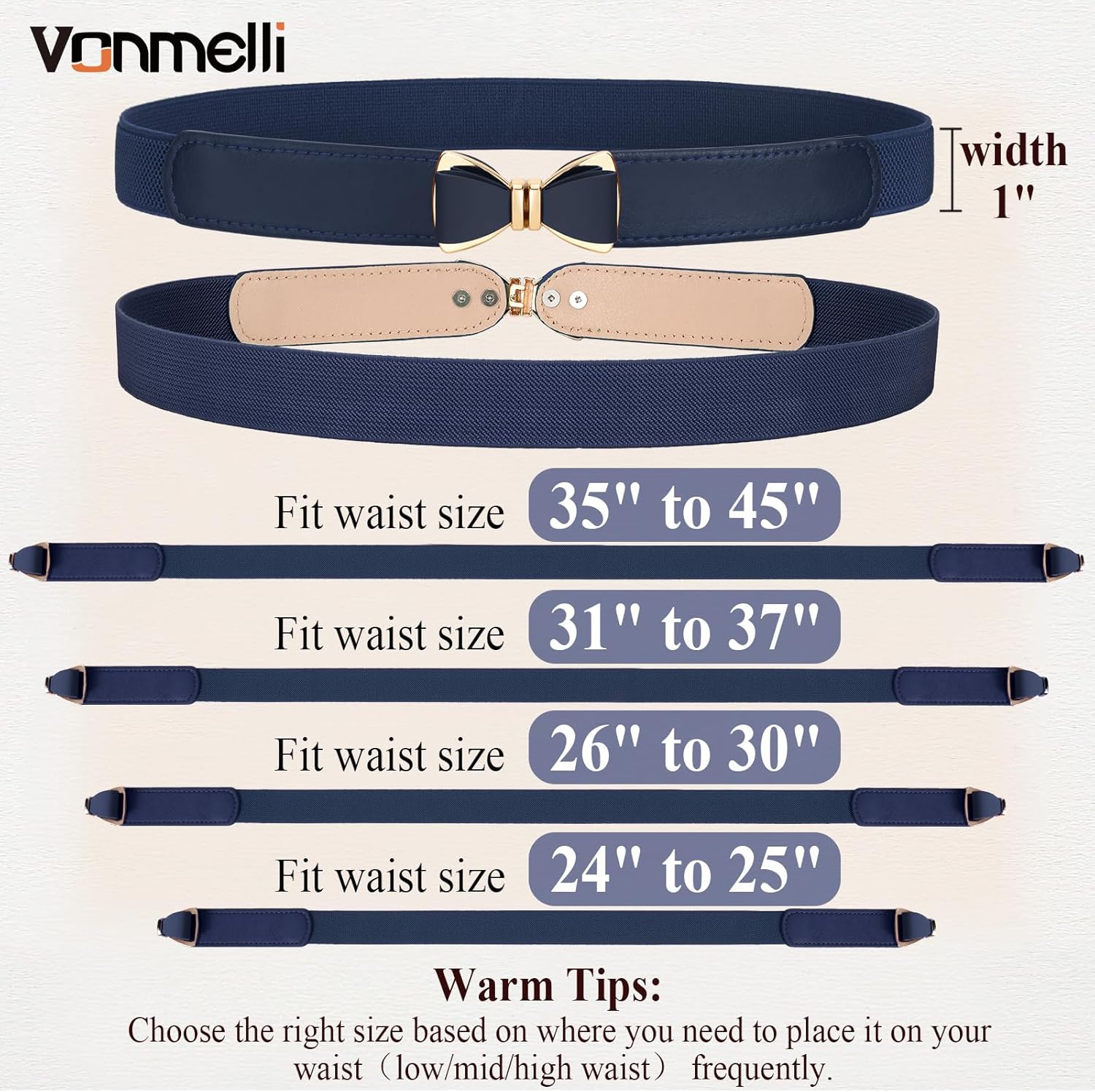 Womens Skinny Elastic Belt Stretchy Bow Belt for Women Dresses Thin Waist Ladies Belts - Image 6