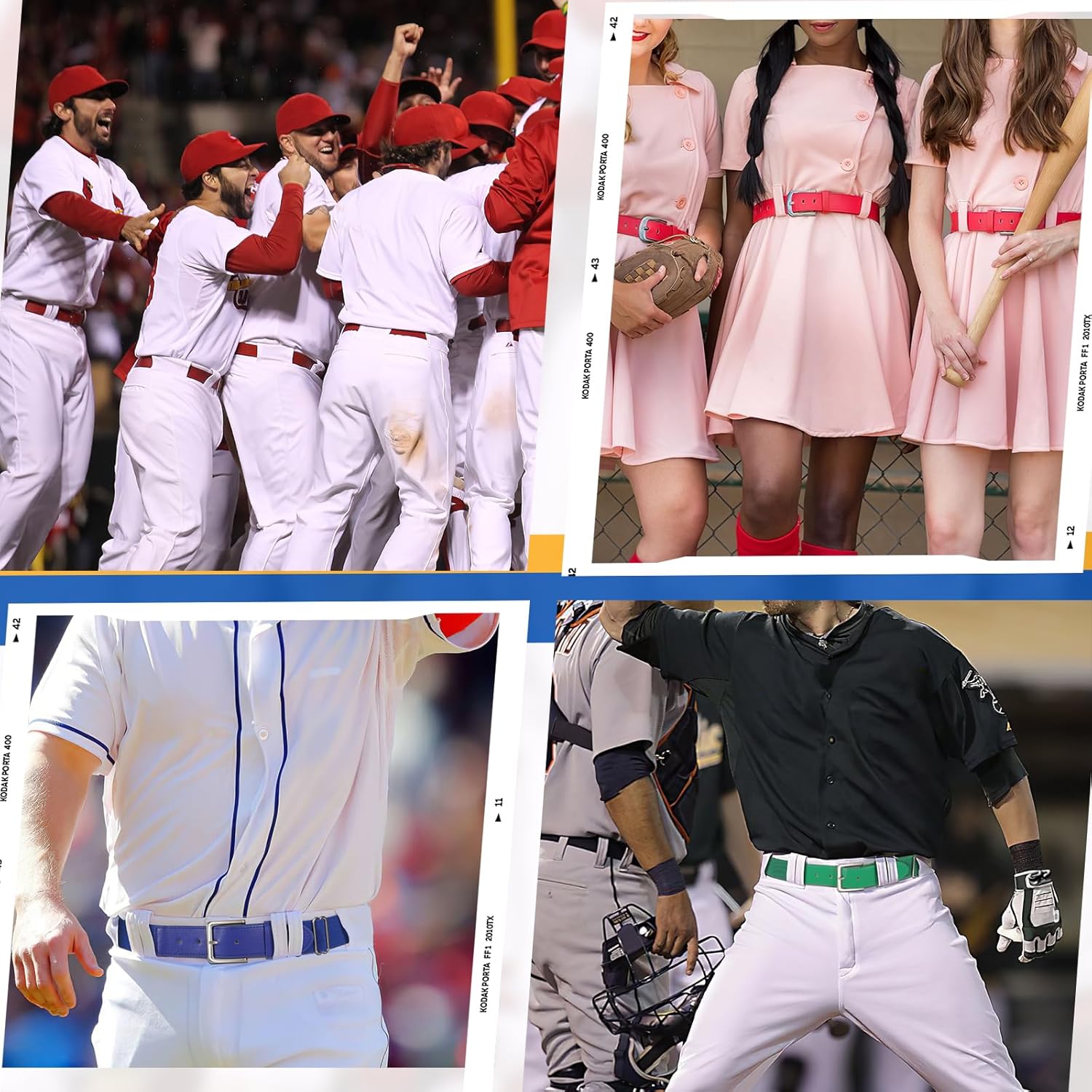 Baseball Belt Softball Belt Adjtable, Elastic Baseball Uniform Belt Youth and Adult Sizes - Image 5