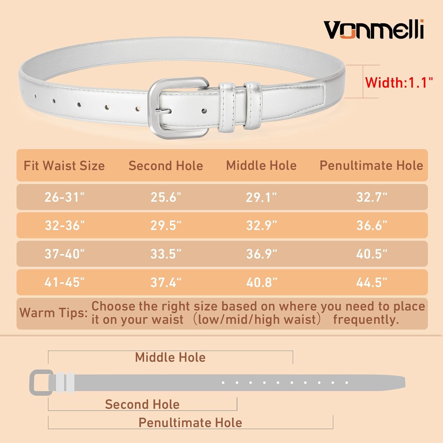 Leather Belts for Women Fashion Wasit Ladies Belt for Jeans Pants Dresses with Pin Buckle - Image 6