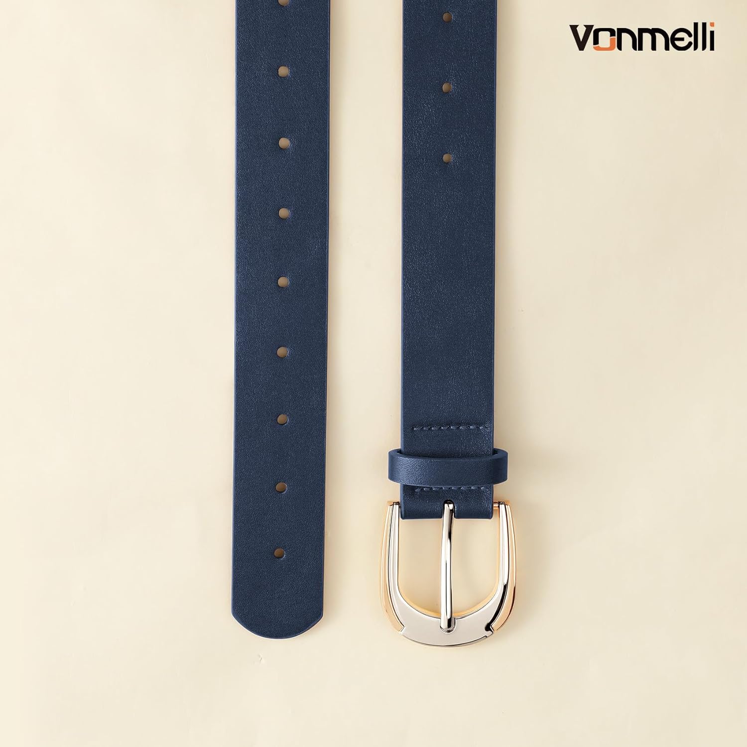 Women Leather Belt for Pants Jeans Dresses Ladies Belts with Fashion Gold Silver Buckle - Image 6