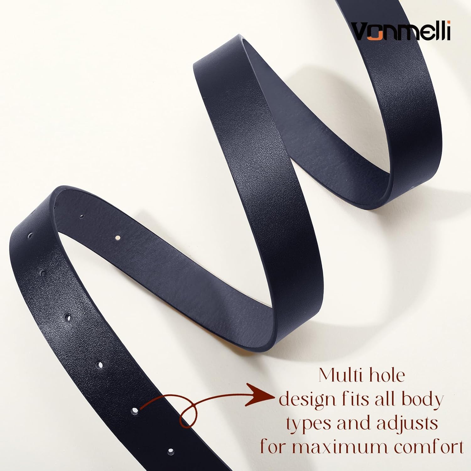 Women's Leather Belts for Jeans Dress Pants Women Fashion Leather Belt with Gold Buckle - Image 6