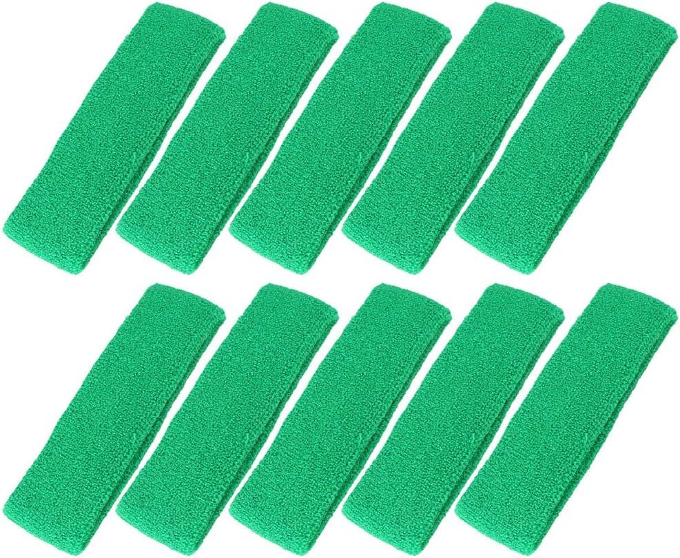 ® 10 PCS Sports Basketball Headband/Sweatband Head Sweat Band/Brace Gift Party Outdoor Activities - Image 1