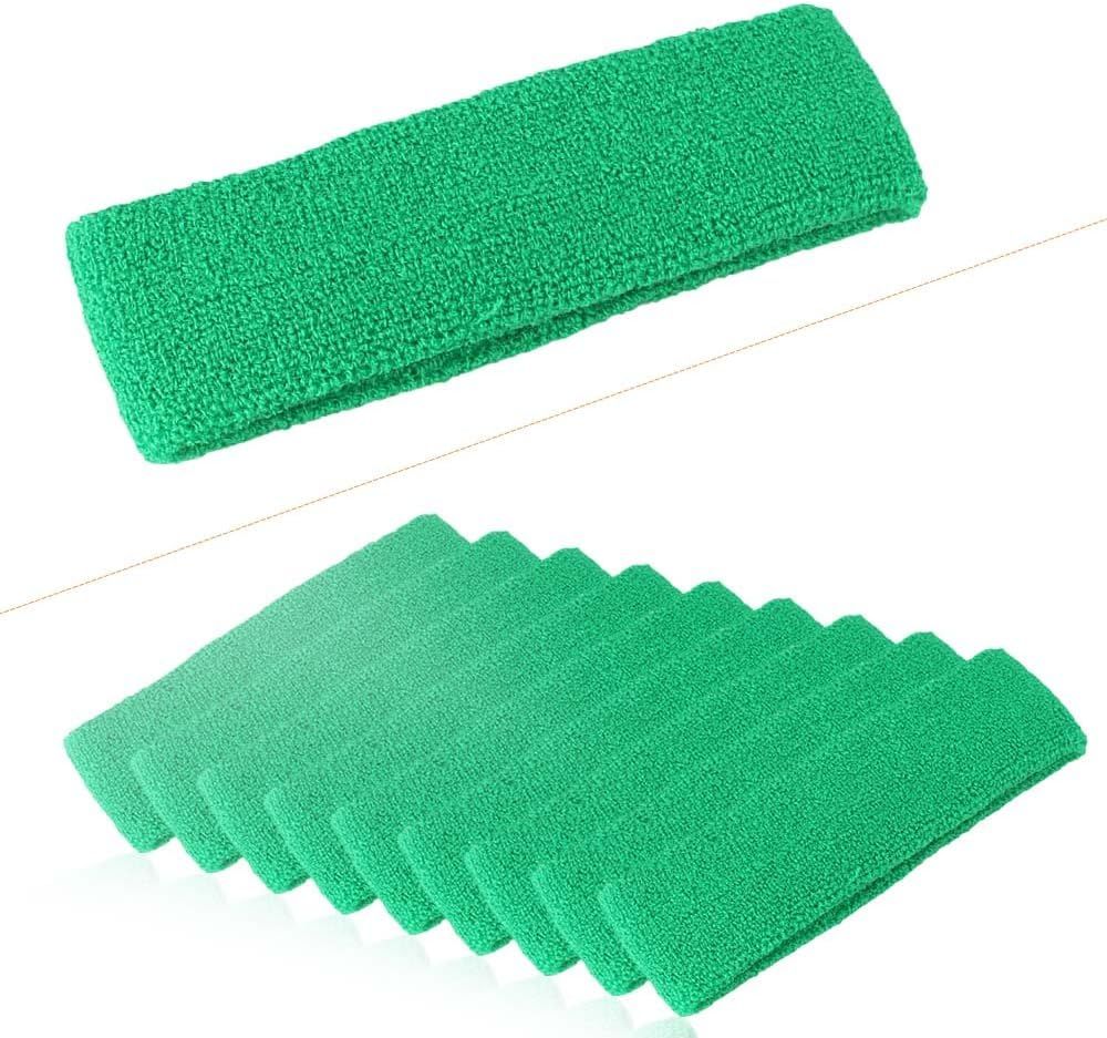 ® 10 PCS Sports Basketball Headband/Sweatband Head Sweat Band/Brace Gift Party Outdoor Activities - Image 2