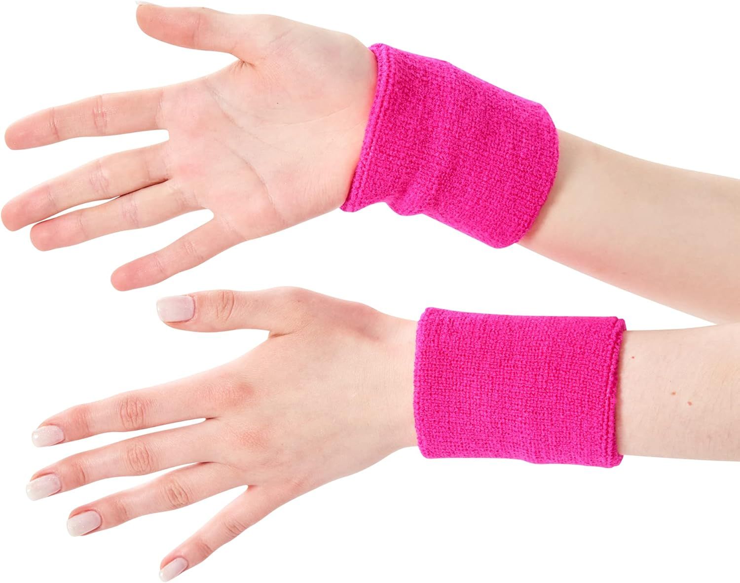 10 Pack Sports Wristband Sweatband Gym Yoga Wrist Support Sweatband Cotton Wrist Wraps - Image 7