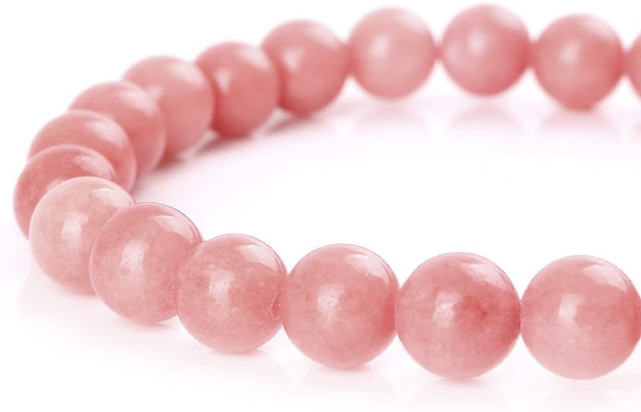 Artificial Pink Coral Gemstone Round Loose Beads for Jewlery Making Gemstome Beads Necklaces Bracelets Best Gift Idea 4MM - Image 1