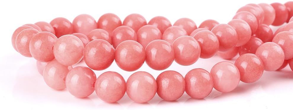 Artificial Pink Coral Gemstone Round Loose Beads for Jewlery Making Gemstome Beads Necklaces Bracelets Best Gift Idea 4MM - Image 3