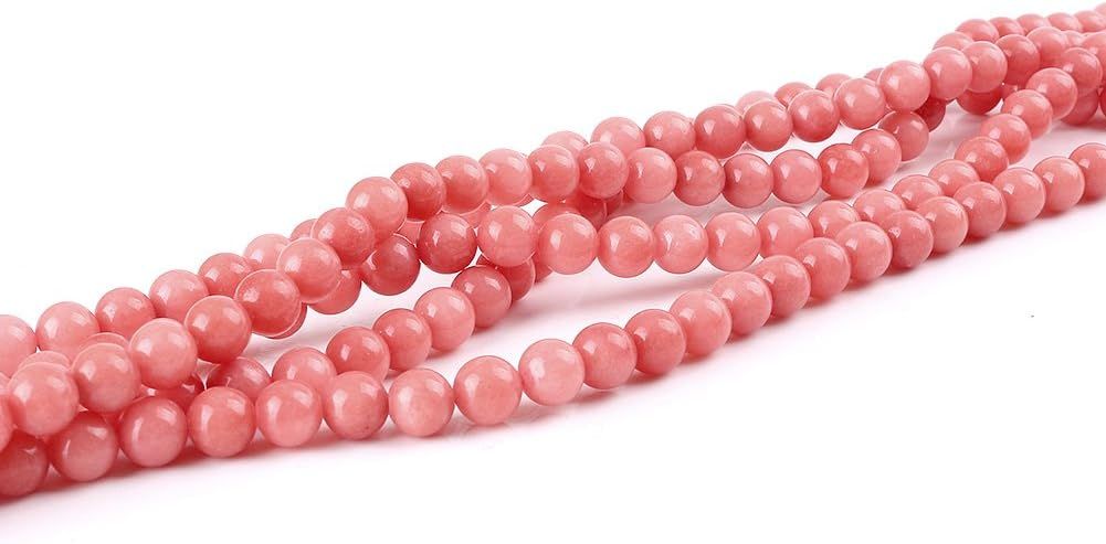 Artificial Pink Coral Gemstone Round Loose Beads for Jewlery Making Gemstome Beads Necklaces Bracelets Best Gift Idea 4MM - Image 4